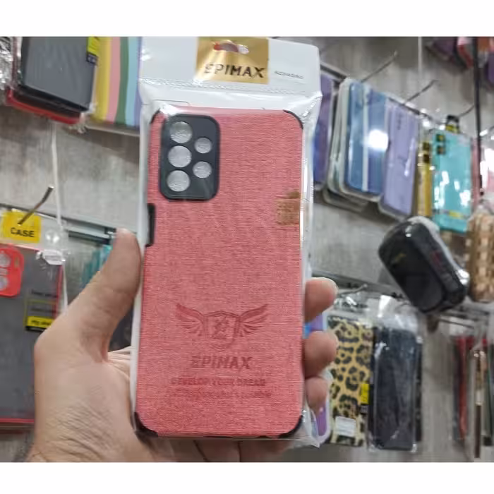 گارد چرمی سامسونگ A23 رنگ صورتی