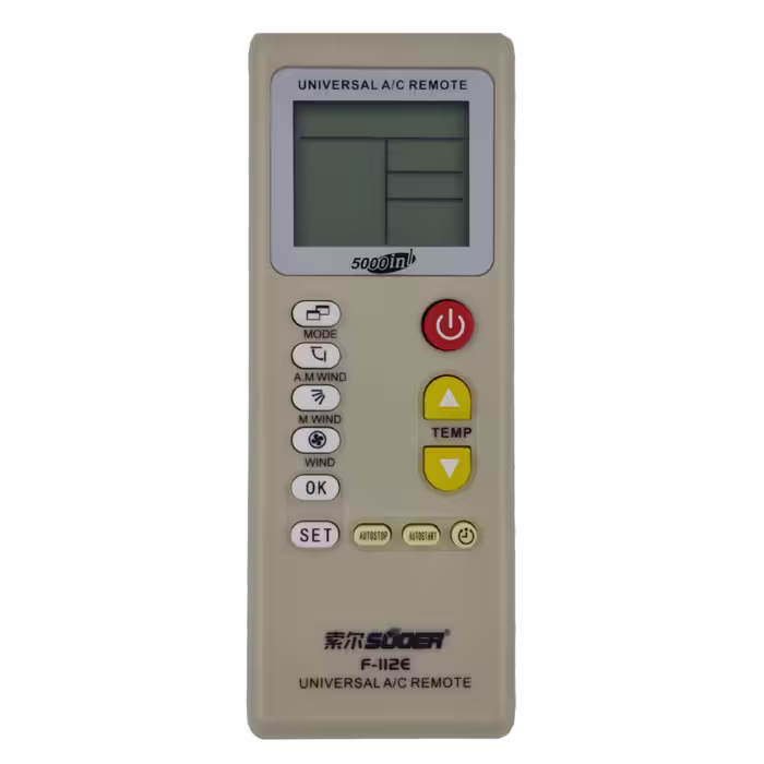 کنترل کولر گازی همه کاره سوئر SOOER مدل F-112E