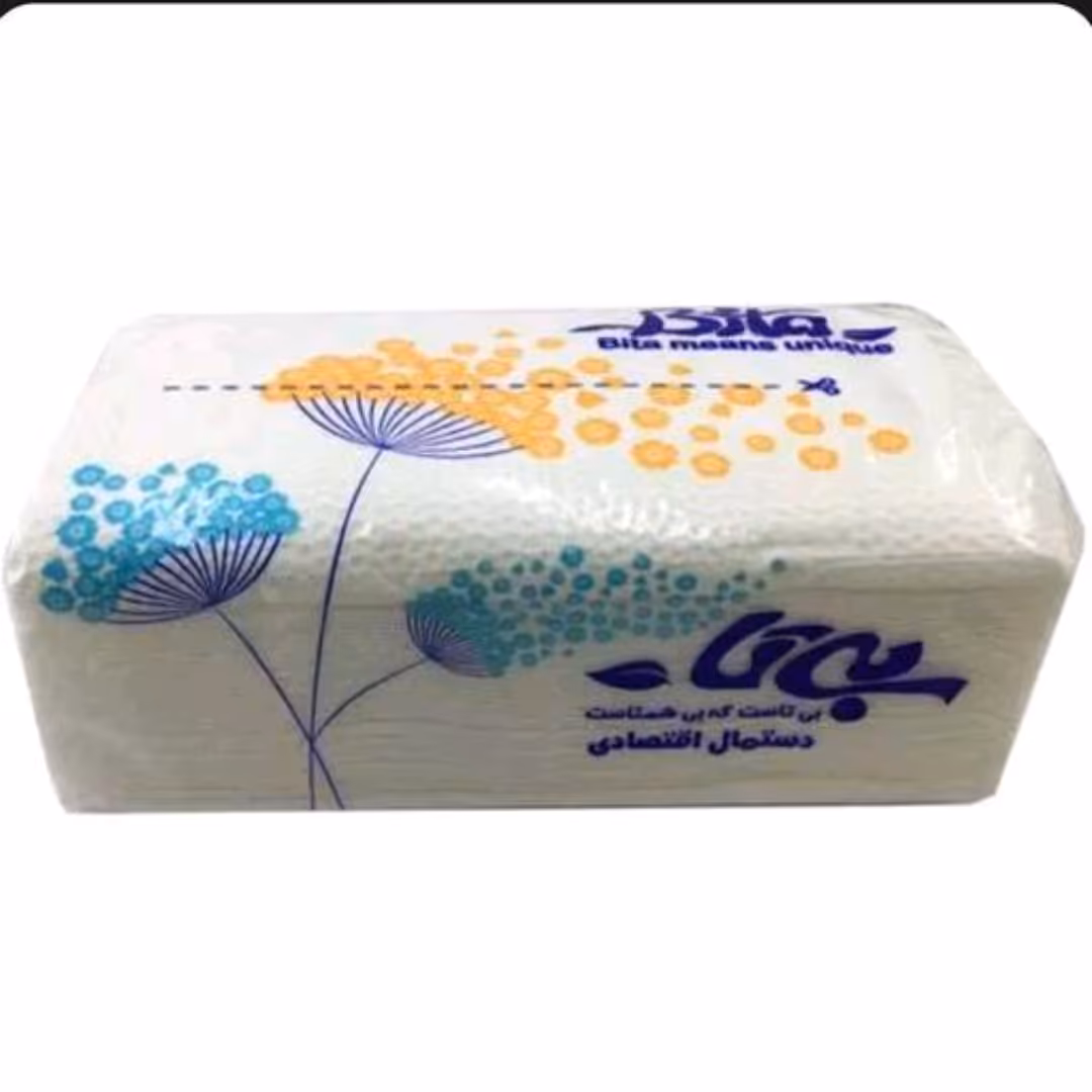 دستمال کاغذی بیتا ( 100 برگ ) ( دو لایه )