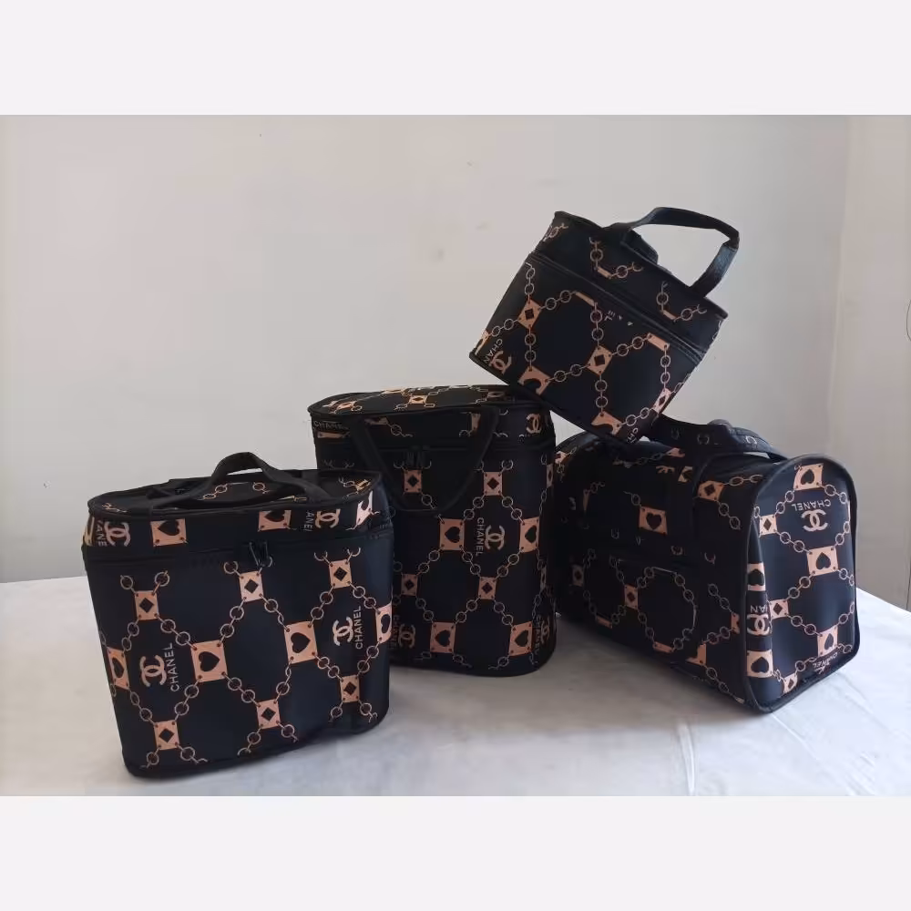 ست 4 تیکه کرپ در رنگ بندی مختلف  