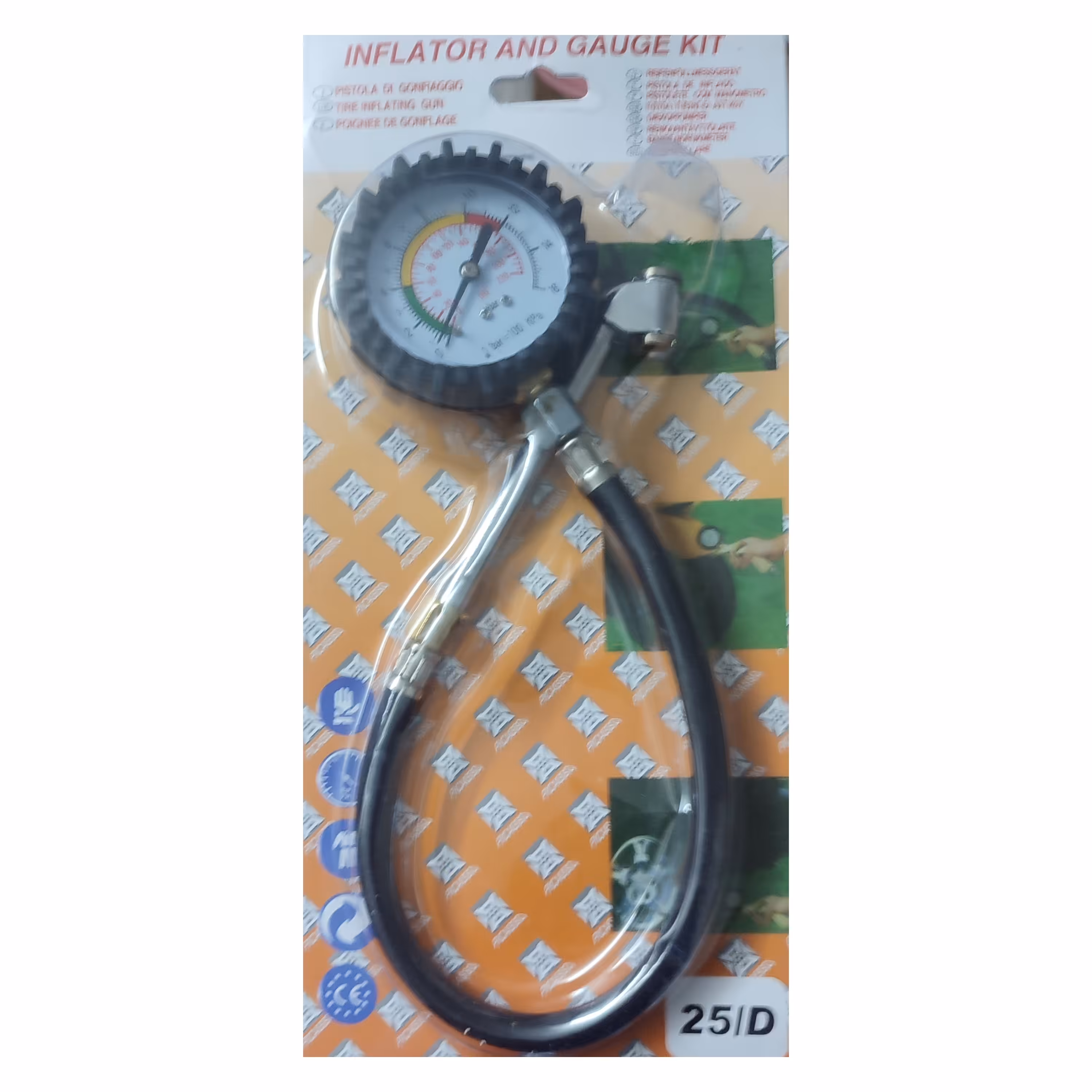 گیج و تنظیم باد انواع تایر وسایل نقلیه سبک و سنگین 