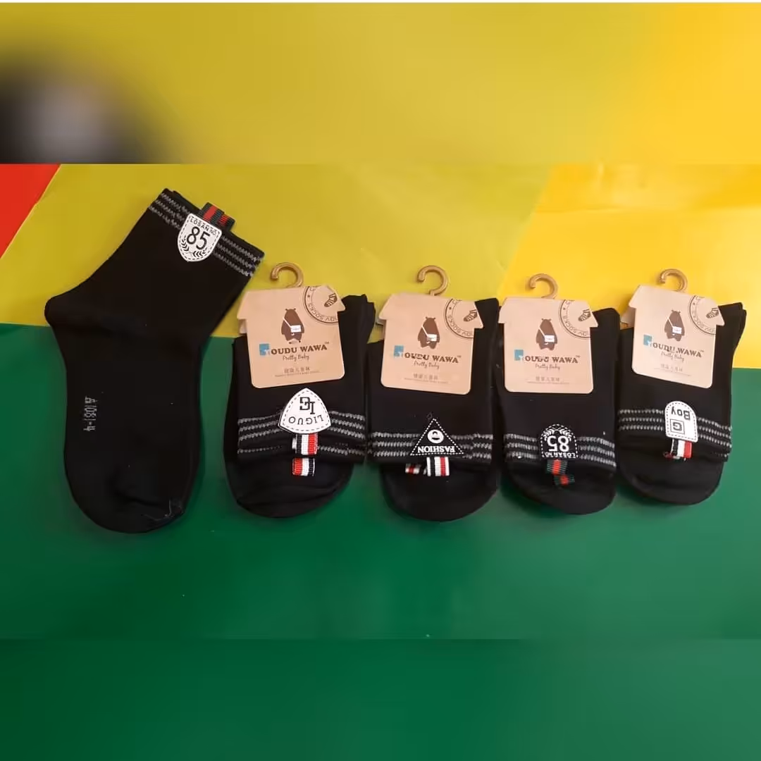 جوراب ساقدار مشکی پسرانه اعلا