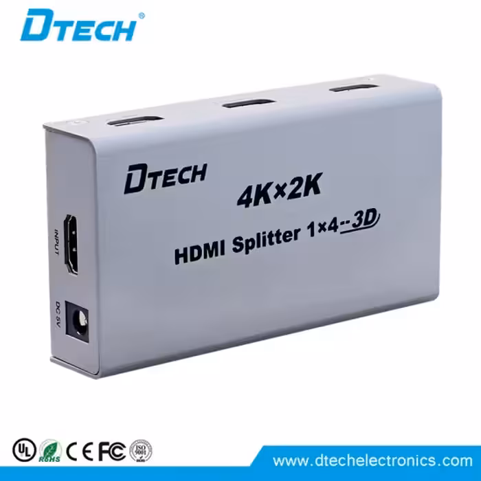 اسپلیتر 4 پورت hdmi دیتک مدل DTECH DT-7144