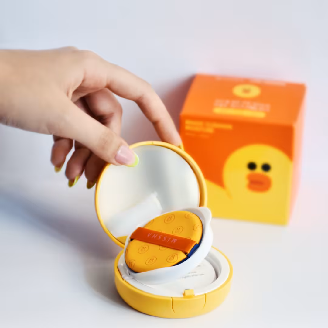 کوشن دوقلو  (پنکک مایع)با پد نانو  میشا اورجینال در شماره 1