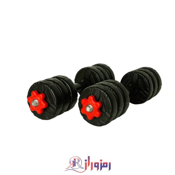 دمبل متغییر 3 کیلویی صفحه‌ گرد
