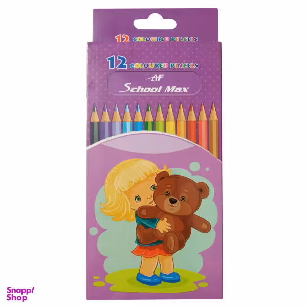 مداد رنگی 12 رنگ اسکول مکس کد 20