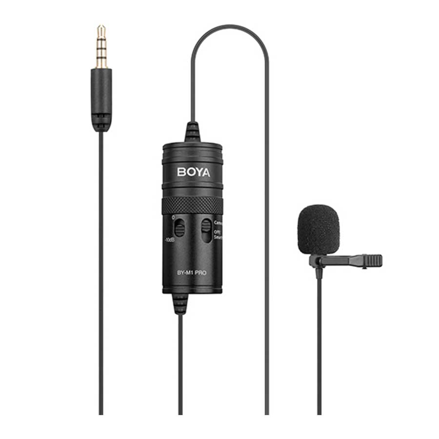 قیمت و خرید میکروفون یقه ای باسیم بویا مدل BY-M1 Pro | یاس ارتباط
