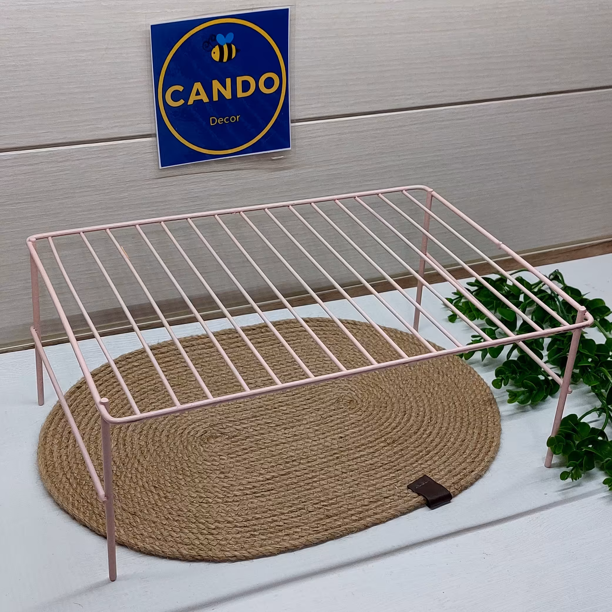 راف یک طبقه فلزی با روکش پلاستیکی