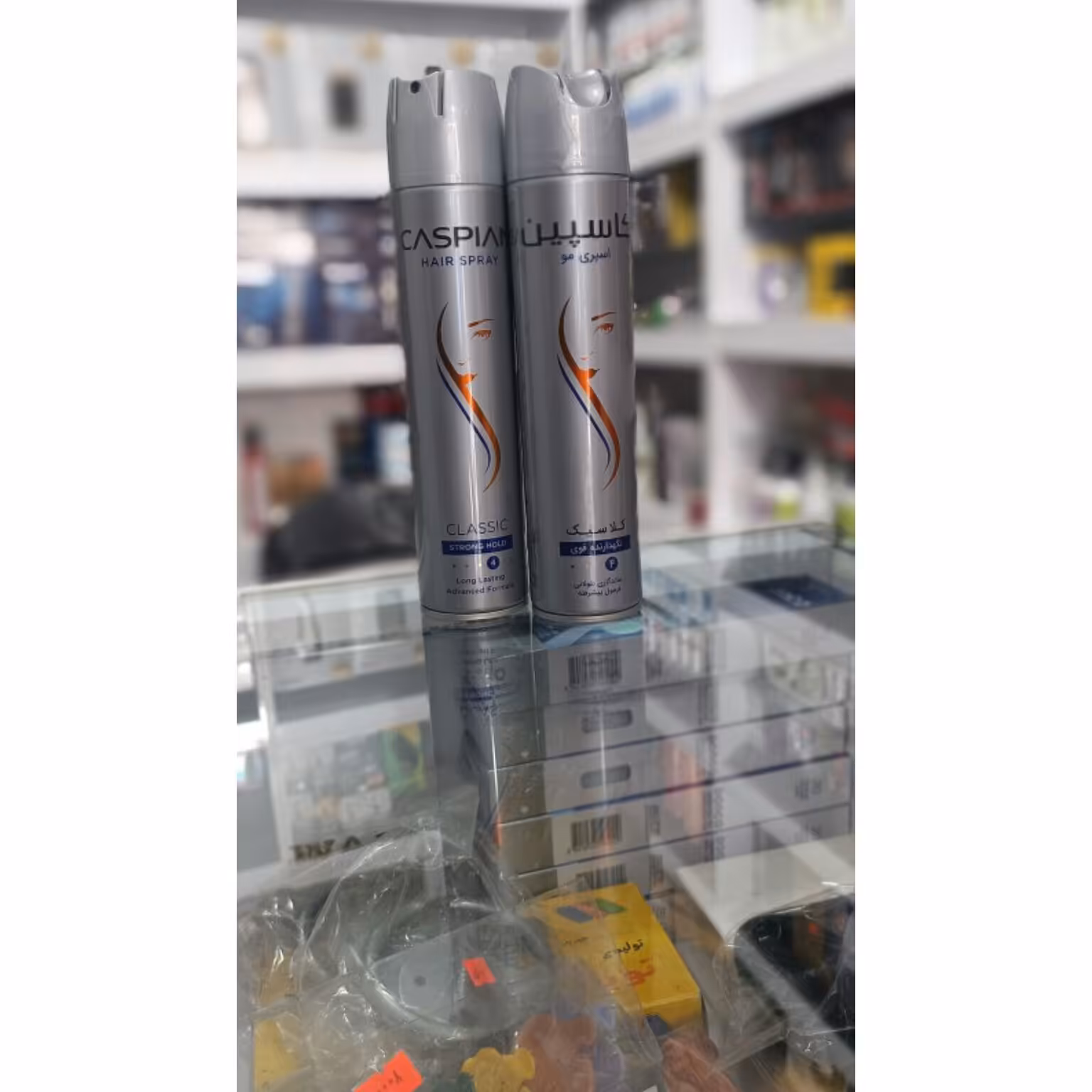 تافت کاسپین اسپری حالت دهنده ی مو  حجم 250میل.ارسال برای سفارشات6عدد به بالا