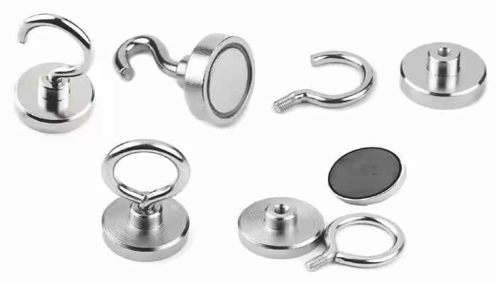 مگنت قلاب‌دار آهنربای نئودیمیومی