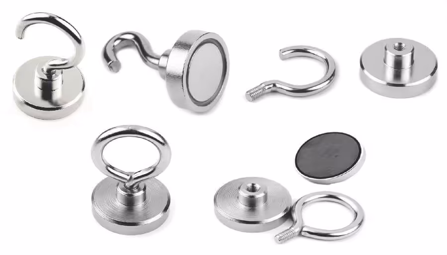 مگنت قلاب‌دار آهنربای نئودیمیومی