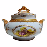 سوپ خوری چینی لیلی مجنون طلاکوب  جهیزیه ارسال ایمن پسکرایه 