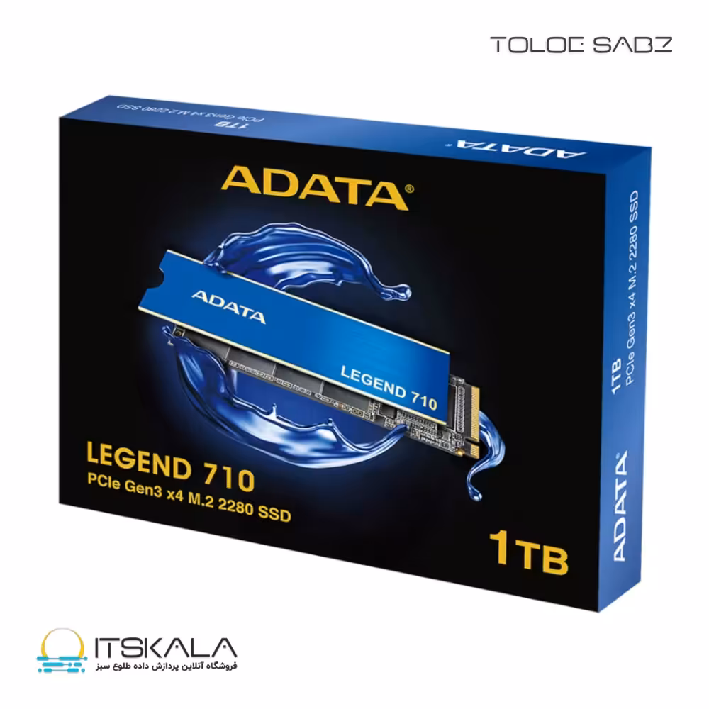 قیمت و خرید حافظه SSD ای دیتا مدل LEGEND 710 PCIe Gen3 M.2 2280 Solid State 1TB | ITSKALA