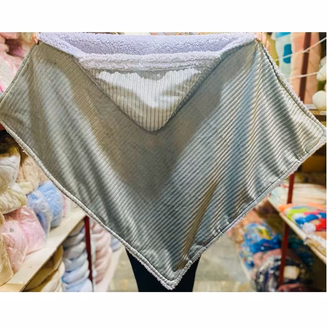 پتو دورپیچ مخمل کبریتی ریز نوزادی 