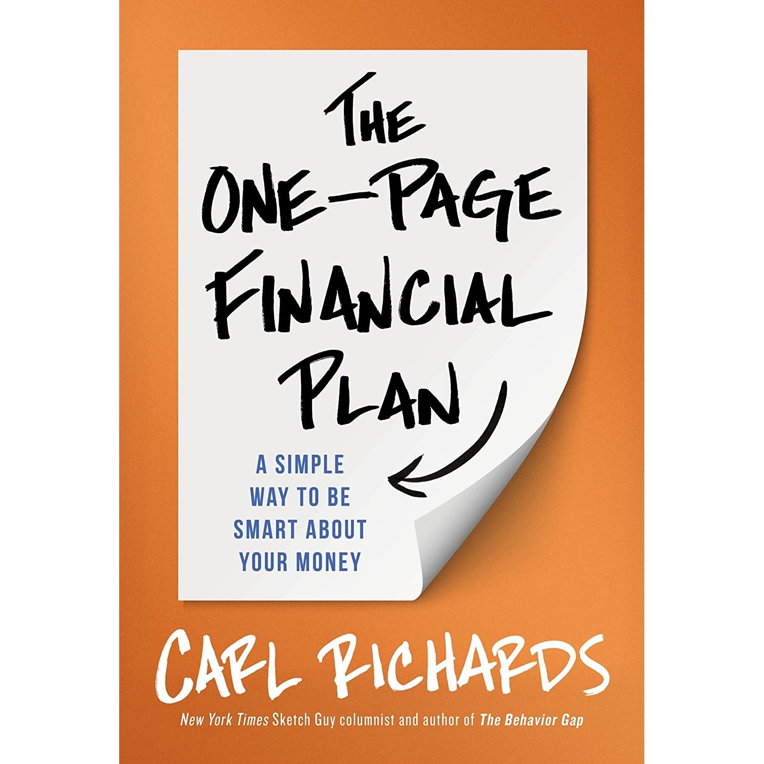 کتاب زبان اصلی The OnePage Financial Plan اثر Carl Richards