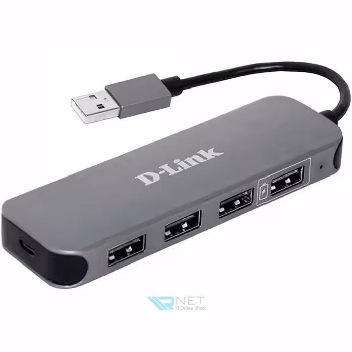 هاب 4 پورت USB0.2 دی لینک مدل D-Link DUB-H4
