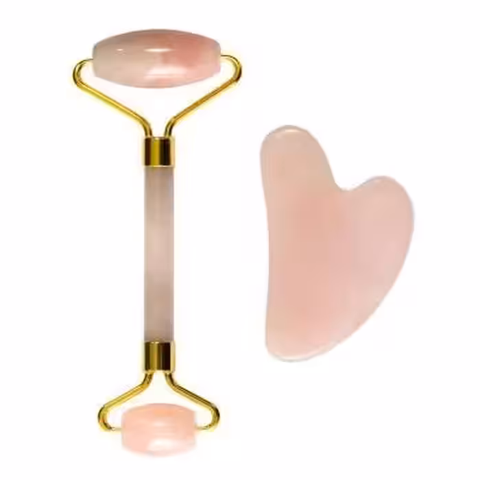 ماساژور صورت کوارتز و سنگ گواشا ریلکس