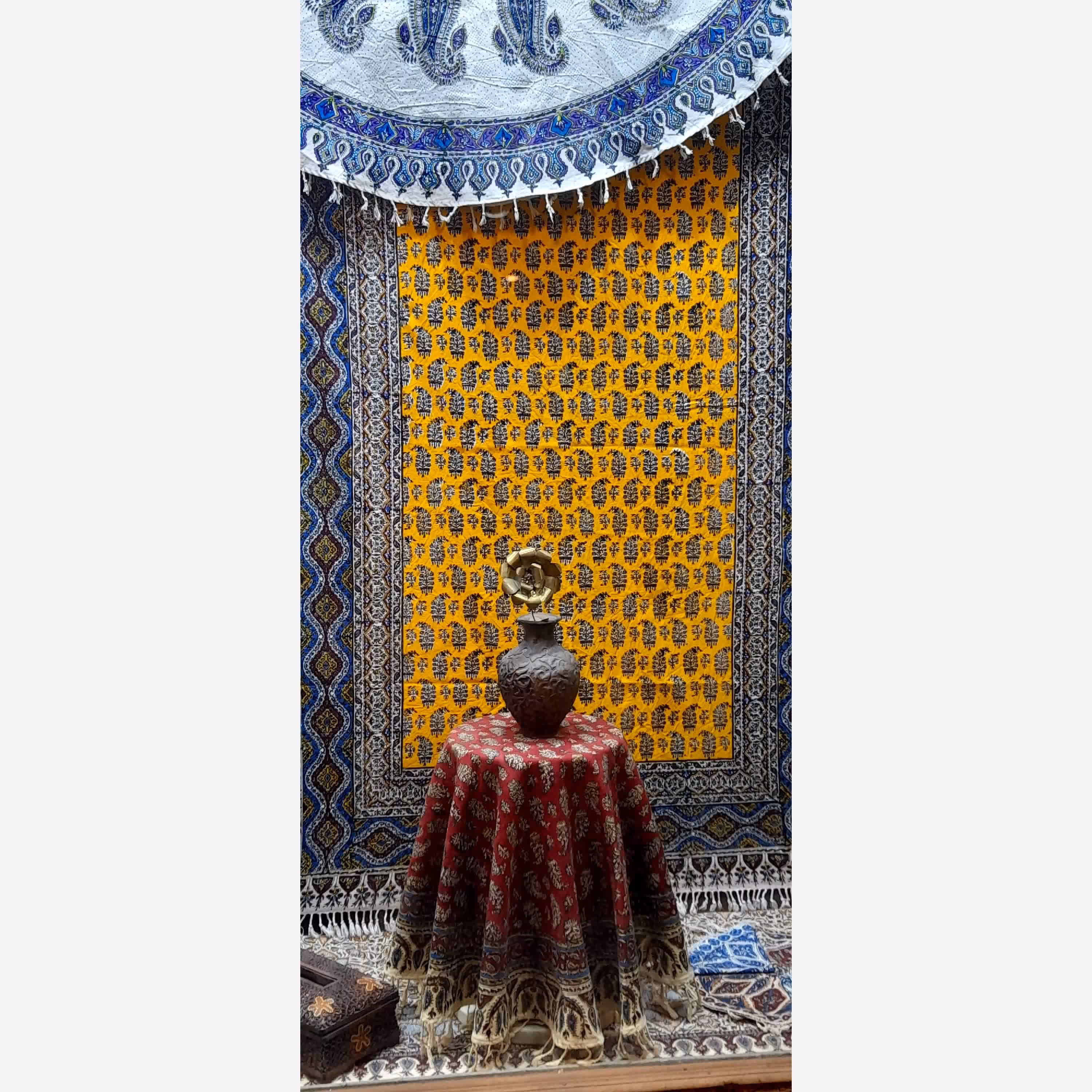 سفره قلمکار به سایز 2متر در 140 سانت