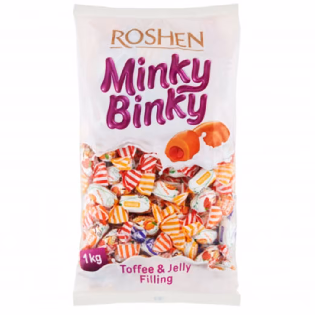 شکلات های روشن ROSHEN اوکراین حجم 1000 گرم