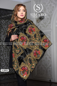 روسری کرپ حریر قواره 140