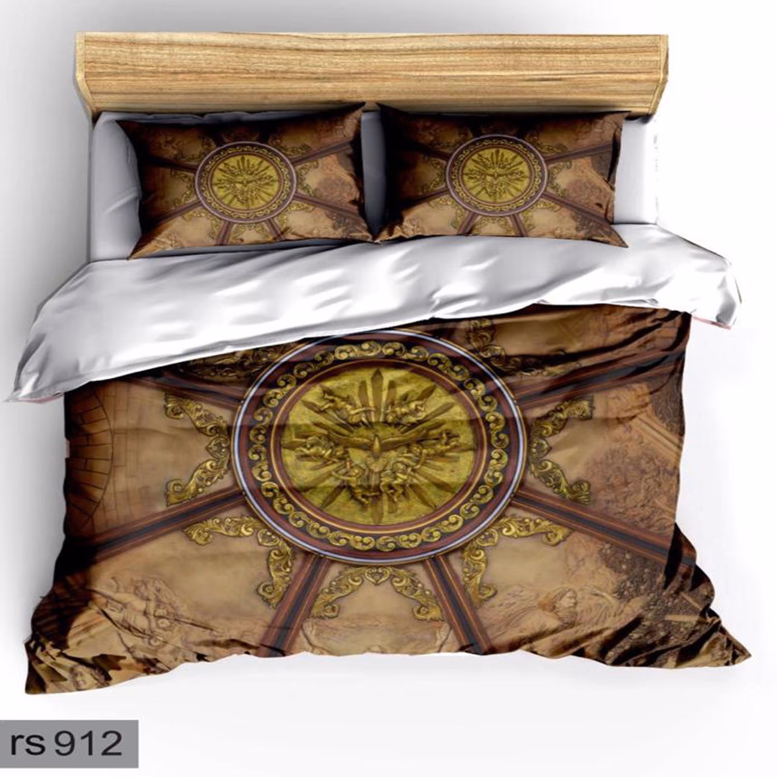 سرویس روتختی 2 نفره تنسل چاپی برندترک لند(Turk Land) rs 912