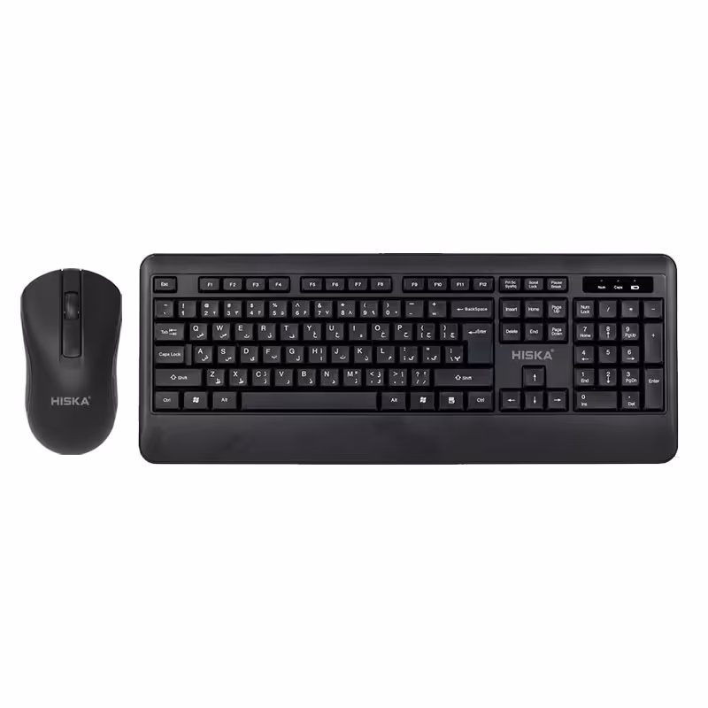 کیبورد و ماوس هیسکا مدل H-MK15W کد:1124