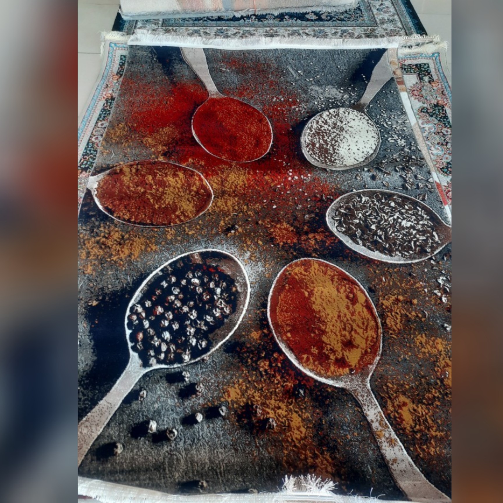 فرش آشپزخانه 4متری سه بعدی