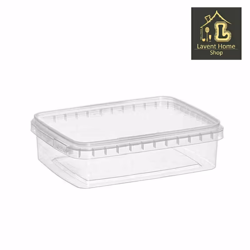 ظرف نگهدارنده مواد غذایی 700 میلی لیتری شفاف مناسب برای استفاده در مایکروفر و فریزر و شستشو در ماشین ظرفشویی 