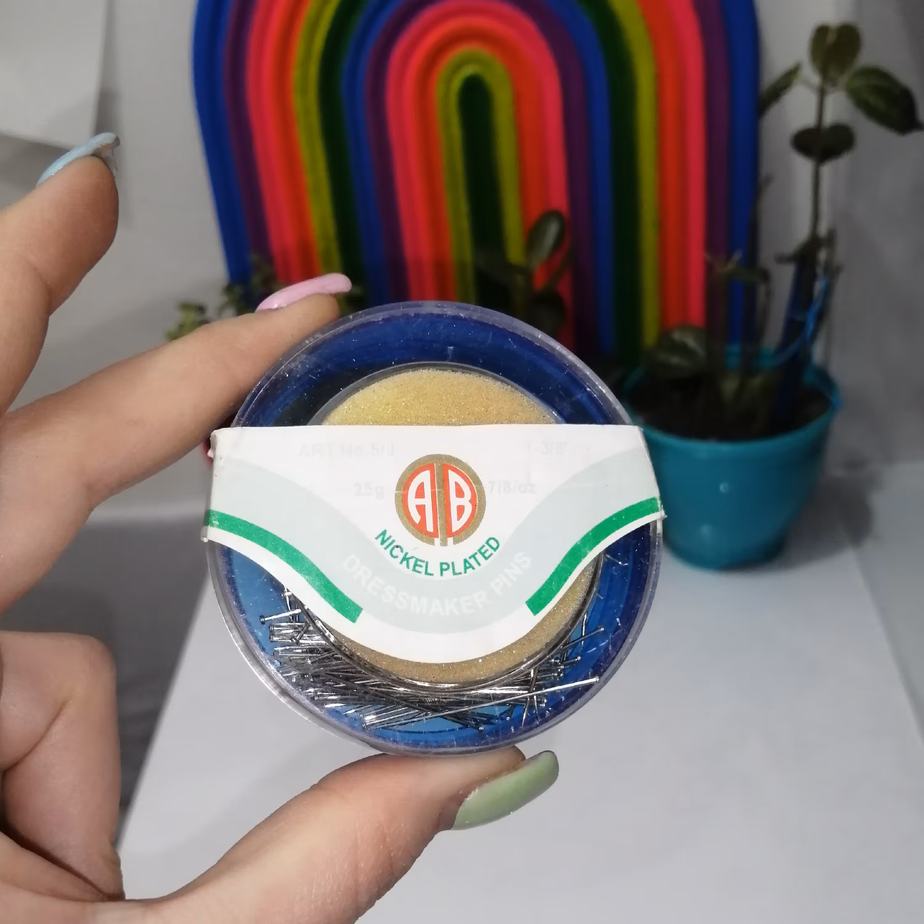 سوزن ته گرد  استیل ابر دار اعلا  بسته 100 عددی 