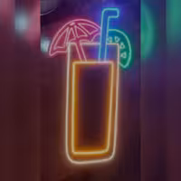 تابلو ال ای دی آبمیوه 