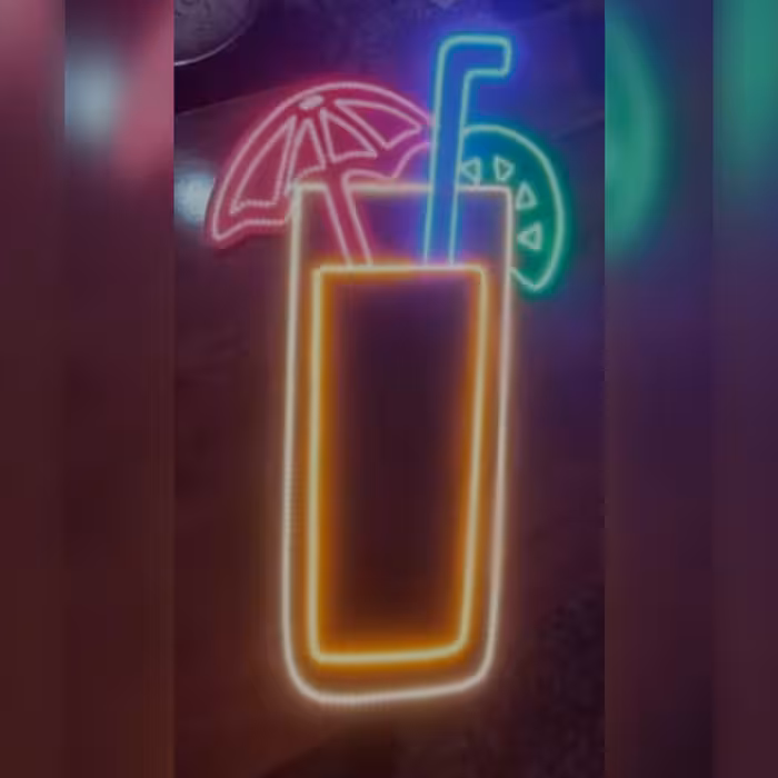 تابلو ال ای دی آبمیوه 