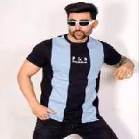تیشرت یقه گرد ترکیبی مردانه P & B
