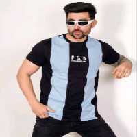 تیشرت یقه گرد ترکیبی مردانه P & B