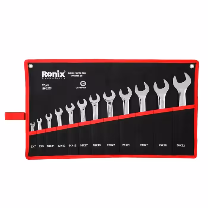 آچار سری 12 عددی دوسرتخت کیفی رونیکس مدل  RH-2205