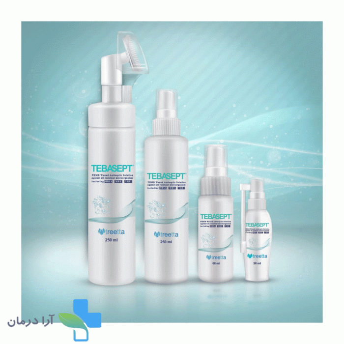 محلول آنتی سپتیک طباسپت(اسپری پیشرفته آنتی میکروبیال زخم)