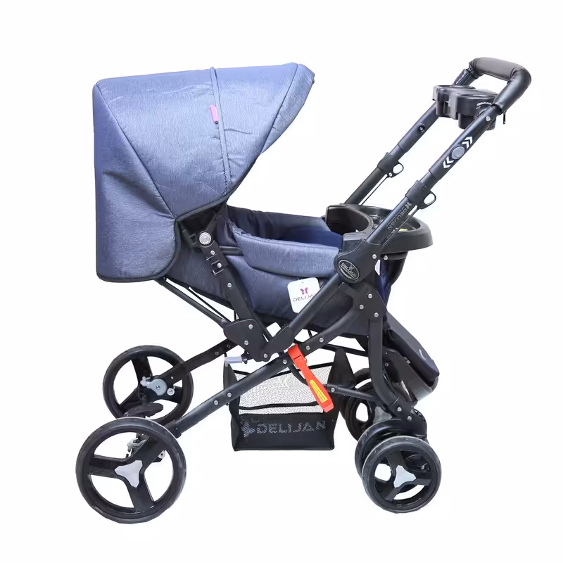 کالسکه دلیجان مدل بنیتا بدنه مشکی تشک طوسی