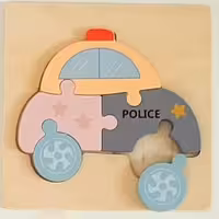 پازل چوبی طرح ماشین