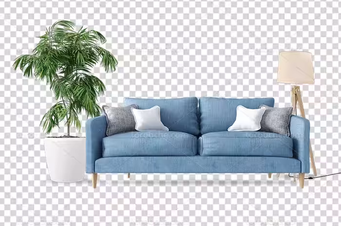 عکس PNG مبل با گلدان | گرافیک با طعم تربچه