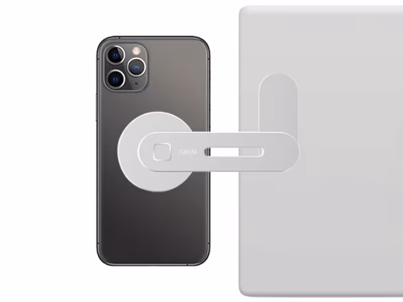 هولدر گوشی موبایل مغناطیسی قابل اتصال به لپ تاپ ویوو wiwu Laptop Extender Phone Bracket ZM306