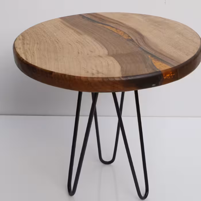 میز پذیرایی چوب گردو درجه 1  سایز 60-70