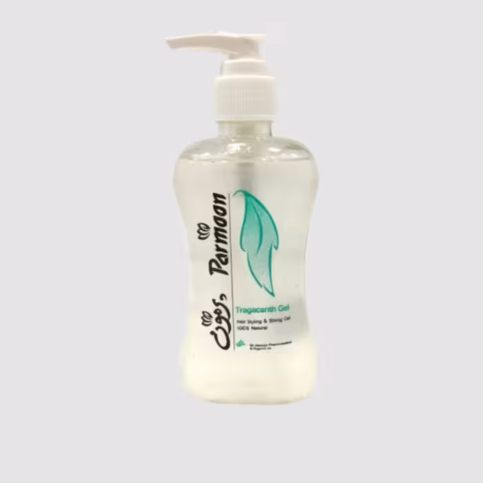 ژل کتیرا پرمون حالت دهنده وبراق کننده مو 100درصد طبیعی 