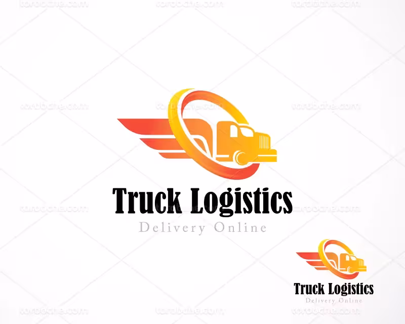 وکتور لوگو لجستیک | گرافیک با طعم تربچه