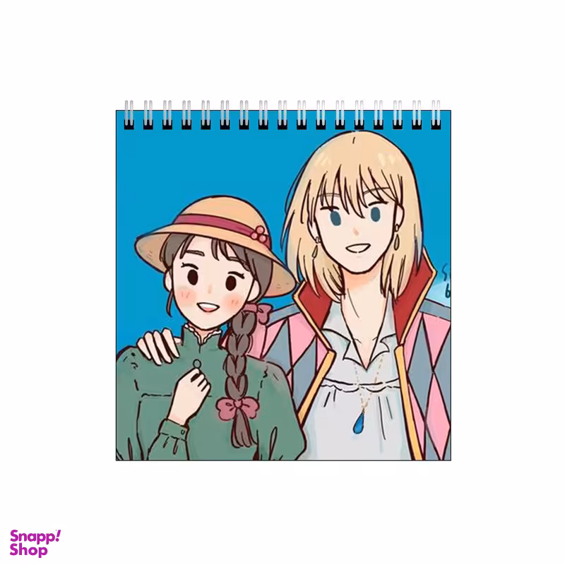 دفتر طراحی 60 برگ طرح انیمیشن قلعه متحرک هاول کد 6810024