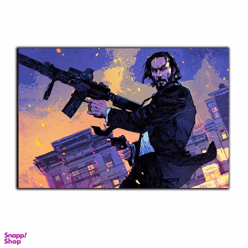 تابلو شاسی بکلیت طرح فیلم جان ویک و کیانو ریوز مدل SH-S4111