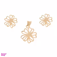 نیم ست طلا 18 عیار درنیکا مدل ds4003