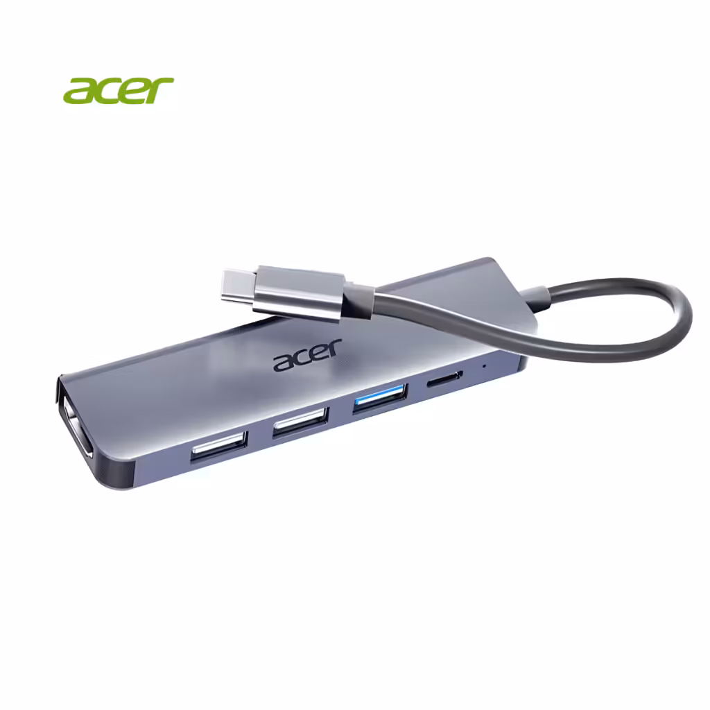 هاب USB-C اورجینال ایسر 5 در 1 مدل Acer HY41-T5 5 in 1  USB-C Hub