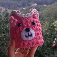 جامدادی تریکویی عروسکی مناسب دانش آموزان 