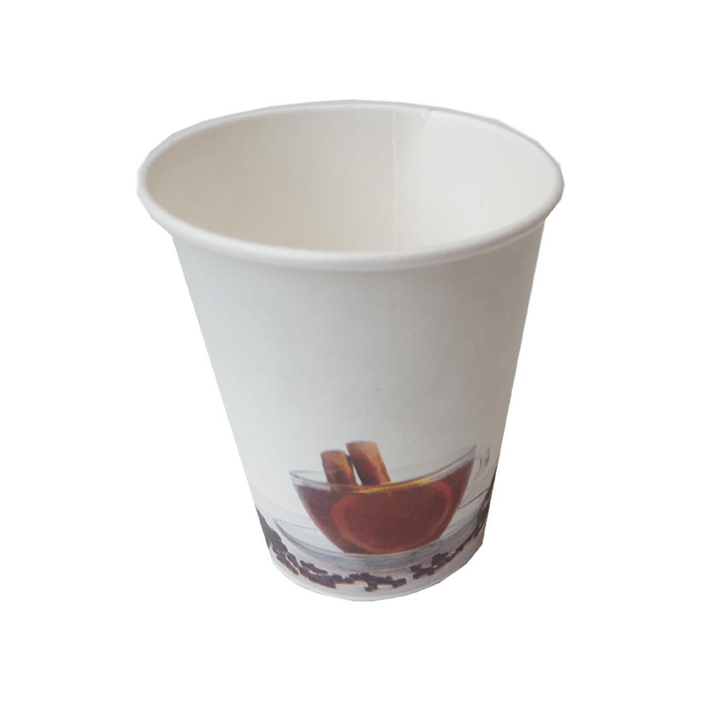 لیوان یکبار مصرف مدل کاغذی کد 220cc بسته 50 عددی