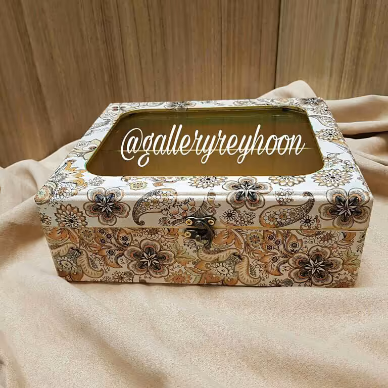 جعبه چوبی کد 343