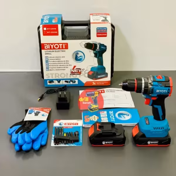 دریل شارژی 20 ولت بیوتی مدل BYT-CD101